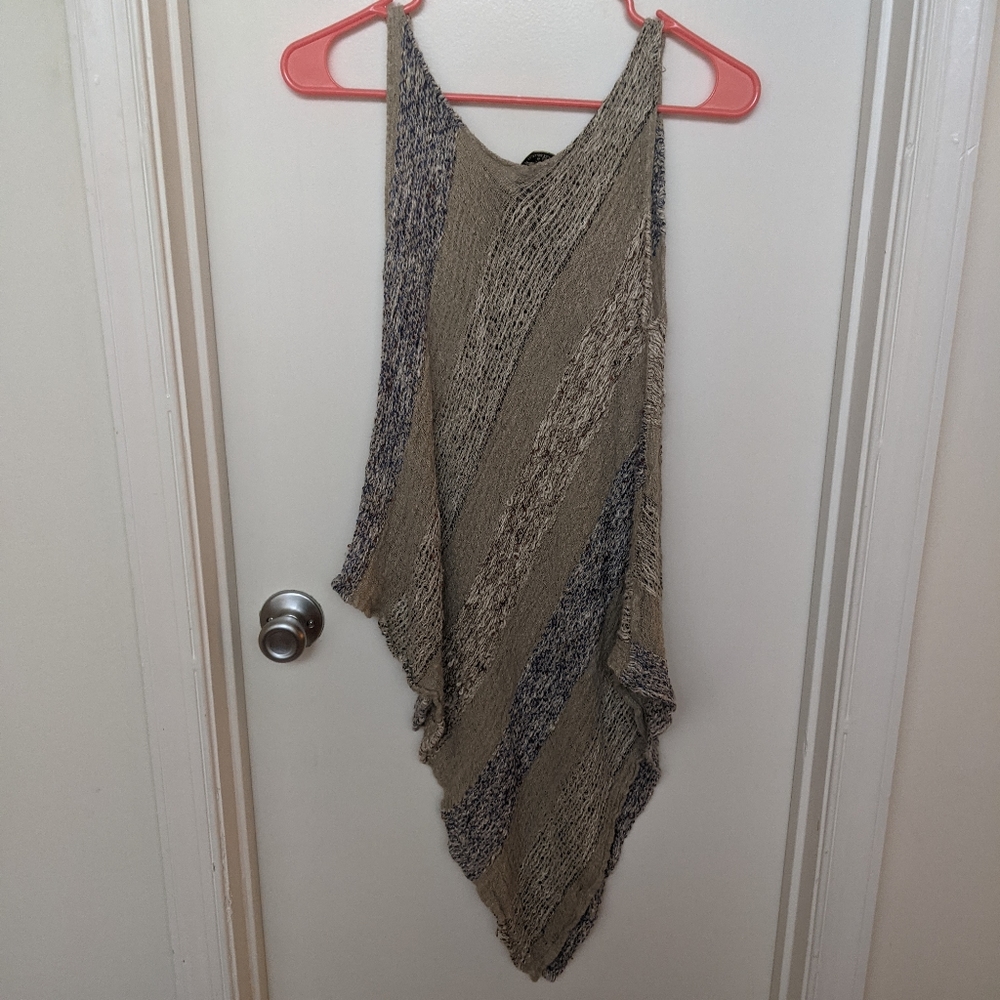 Linen Poncho Top